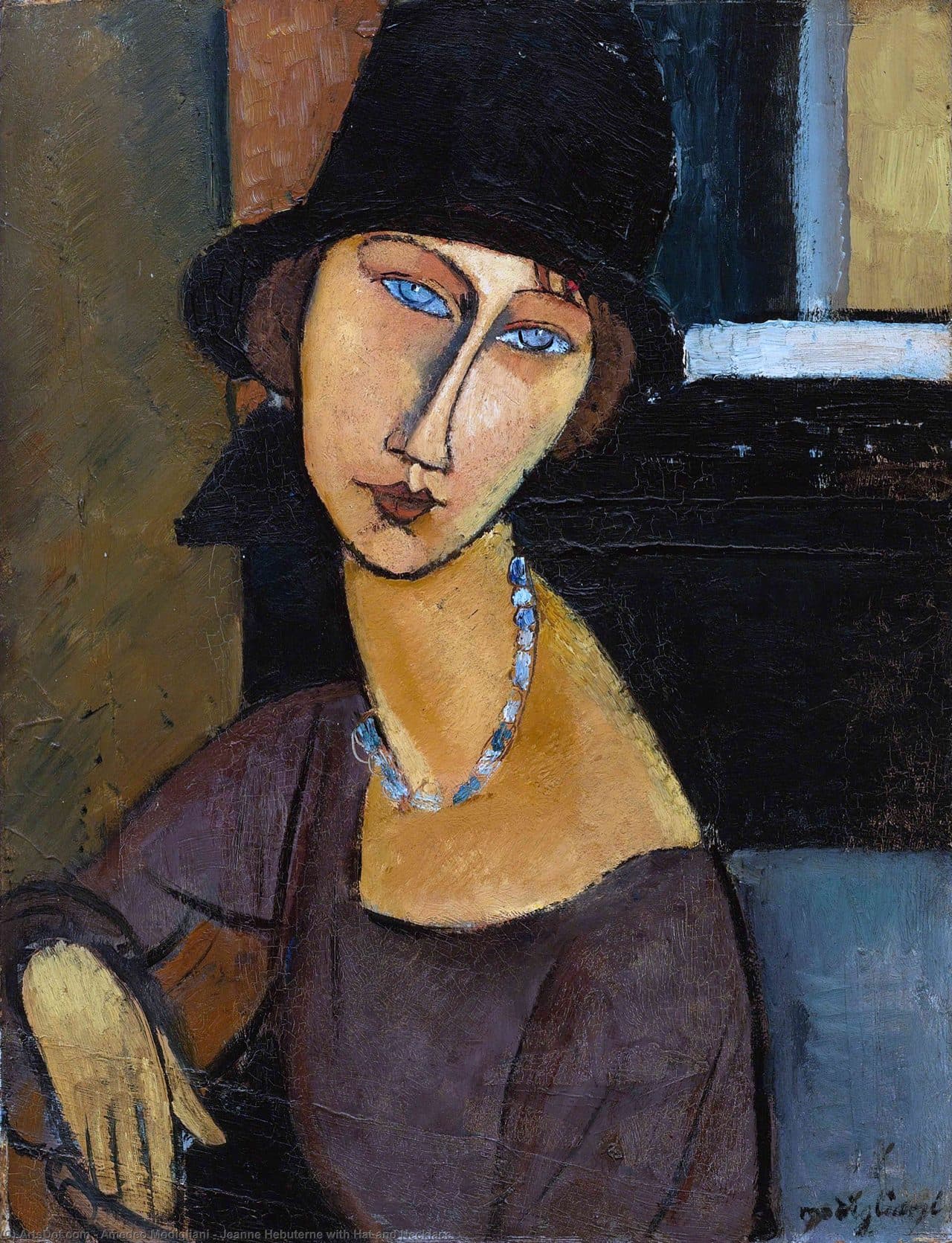 Έργο του Amedeo Modigliani («Jeanne Hébuterne») — φωτογραφία αρχείου · Amedeo Modigliani / CC0, μέσω Wikimedia Commons